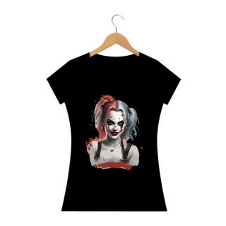 Nome do produto Camiseta Personalizada Feminina Estampa  ARLEQUINA