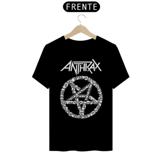 ANTHRAX - Camiseta Personalizada com Estampa de Banda