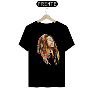 Nome do produto BOB MARLEY LOOKING - Camiseta Personalizada com Estampa de Bob Marley