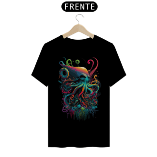 Nome do produto CRAZY OCTOPUS - Camiseta Personalizada com Estampa Alucinante