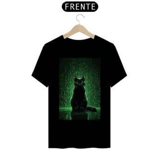 Nome do produto GATO MATRIX - Camiseta Personalizada com Estampa Geek