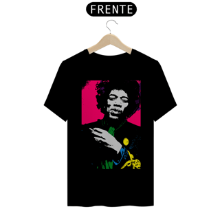 Nome do produto JIMY HENDRIX POP ART - Camiseta Personalizada com Estampa de Banda