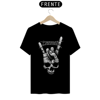 MÃO-CAVEIRA METALLICA - Camiseta Personalizada com Estampa Rock n Roll