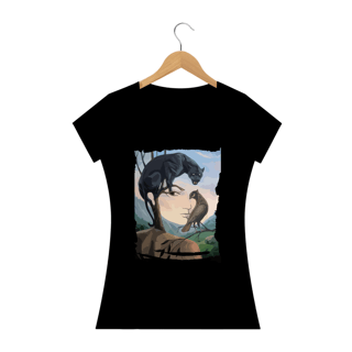 Nome do produto OLHAR DA FLORESTA - Camiseta Personalizada com Estampa Alucinante