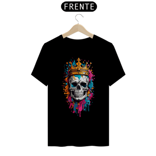 Nome do produto REI CAVEIRA - Camiseta Personalizada com Estampa de Caveira