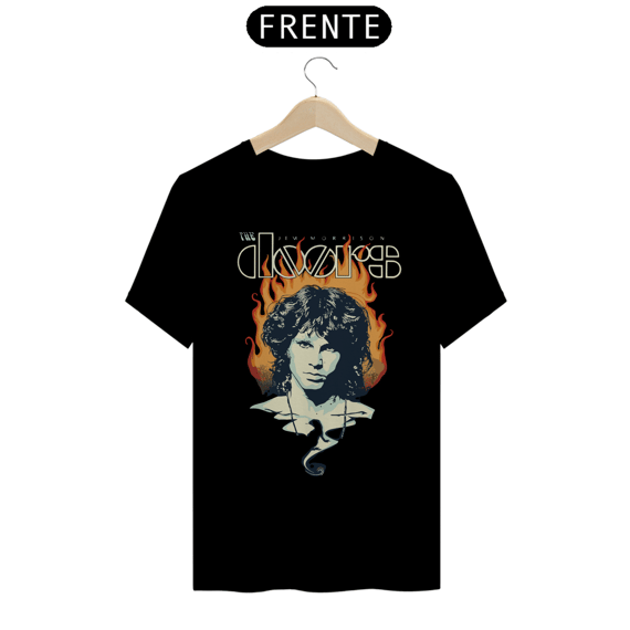 THE DOORS JIM MORRISON - Camiseta Personalizada com Estampa de Banda
