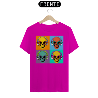Nome do produto Camiseta Personalizada Estampa CAVEIRAS NERD