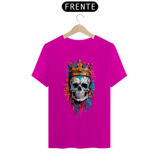 Nome do produto REI CAVEIRA - Camiseta Personalizada com Estampa de Caveira