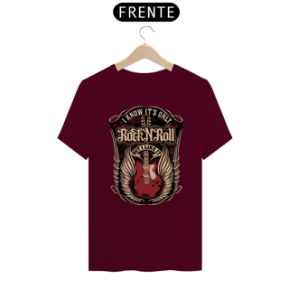R'N'R ACOUSTIC GUITAR - Camiseta Personalizada com Estampa de Rock