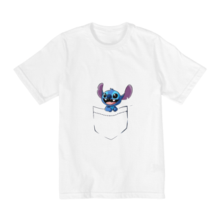 Nome do produto Camisa - QUALITY - Infantil - Stitch de Bolso