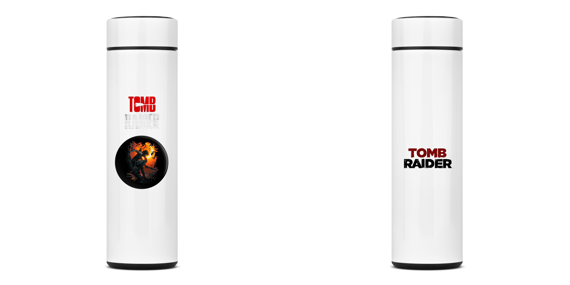 Garrafa Térmica - BASIC - Tomb Raider - Fanart v1