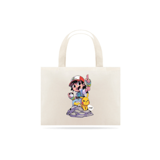 Nome do produto Ecobag - Pika e Ash - Fan Art