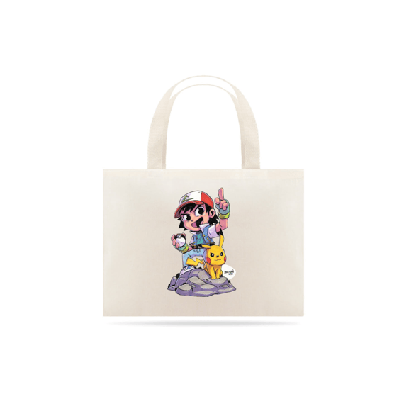 Ecobag - Pika e Ash - Fan Art