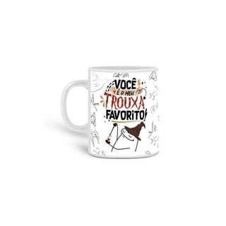 Nome do produto Caneca -  DIA DOS NAMORADOS - Trouxa FAVORITO