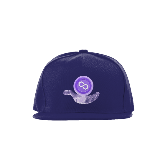 Boné Polygon Criptomoeda