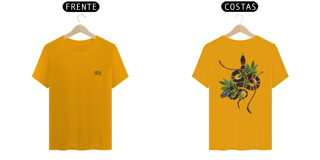 Nome do produto Coleção Símbolos & Elementos - T-Shirt Classic Frente & Verso Caboclo Cobra Coral