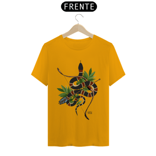 Nome do produto Coleção Símbolos & Elementos - T-Shirt Classic Frente Caboclo Cobra Coral