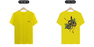 Nome do produto Coleção Símbolos & Elementos - T-Shirt Classic Frente & Verso Caboclo Cobra Coral