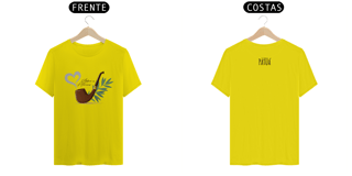 Nome do produto Coleção Símbolos & Elementos - T-Shirt Classic Frente & Verso Preto-Velho