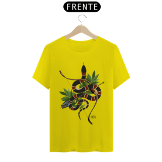 Nome do produto Coleção Símbolos & Elementos - T-Shirt Classic Frente Caboclo Cobra Coral
