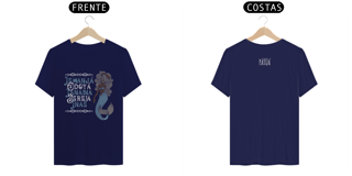 Nome do produto Coleção Ponto Cantado - T-Shirt Classic Frente & Verso Iemanjá