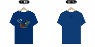 Nome do produto Coleção Símbolos & Elementos - T-Shirt Classic Frente & Verso Preto-Velho