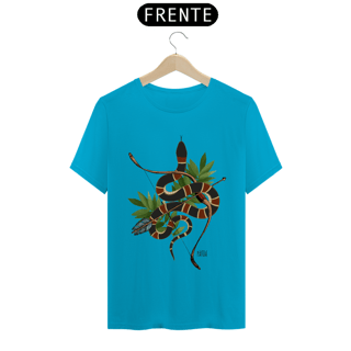 Nome do produto Coleção Símbolos & Elementos - T-Shirt Classic Frente Caboclo Cobra Coral