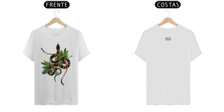 Nome do produto Coleção Símbolos & Elementos - T-Shirt Classic Frente & Verso Caboclo Cobra Coral