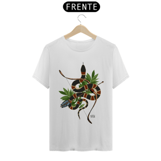 Nome do produto Coleção Símbolos & Elementos - T-Shirt Classic Frente Caboclo Cobra Coral