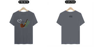 Nome do produto Coleção Símbolos & Elementos - T-Shirt Classic Frente & Verso Preto-Velho