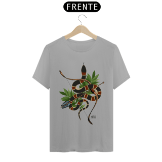 Nome do produto Coleção Símbolos & Elementos - T-Shirt Classic Frente Caboclo Cobra Coral
