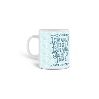 Nome do produto Coleção Ponto Cantado - Caneca Iemanjá