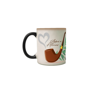 Nome do produto Coleção Símbolos & Elementos - Caneca Termo Mágica Preto-Velho