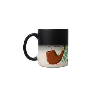 Nome do produto Coleção Símbolos & Elementos - Caneca Termo Mágica Preto-Velho