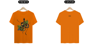 Nome do produto Coleção Símbolos & Elementos - T-Shirt Classic Frente & Verso Caboclo Cobra Coral