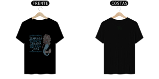 Nome do produto Coleção Ponto Cantado - T-Shirt Classic Frente & Verso Iemanjá
