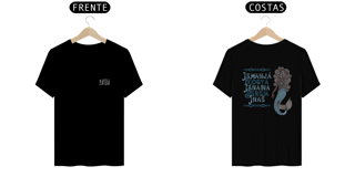 Nome do produto Coleção Ponto Cantado - T-Shirt Classic Frente & Verso Iemanjá