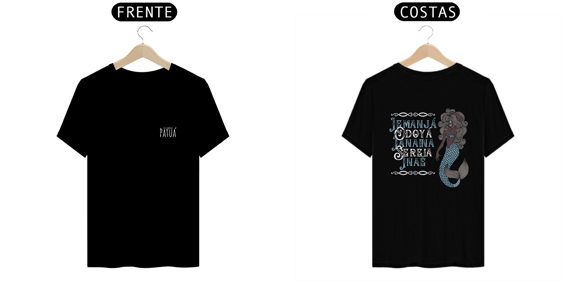 Coleção Ponto Cantado - T-Shirt Classic Frente & Verso Iemanjá