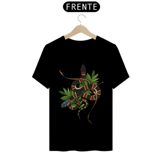 Nome do produto Coleção Símbolos & Elementos - T-Shirt Classic Frente Caboclo Cobra Coral