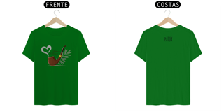 Nome do produto Coleção Símbolos & Elementos - T-Shirt Classic Frente & Verso Preto-Velho