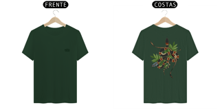 Nome do produto Coleção Símbolos & Elementos - T-Shirt Classic Frente & Verso Caboclo Cobra Coral