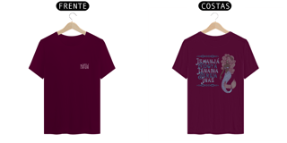 Nome do produto Coleção Ponto Cantado - T-Shirt Classic Frente & Verso Iemanjá