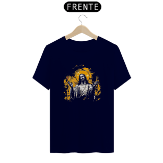 Nome do produtoCamiseta Unissex Cristo de braços abertos
