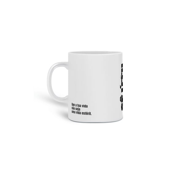 caneca deixa rastro