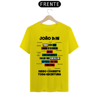 Nome do produto CAMISETA Amor imensuravel João 3:16 (Camiseta Masculina)