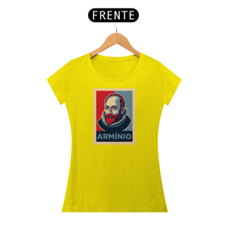 Nome do produto CAMISETA Armínio - Pop Art - (Camiseta Feminina)