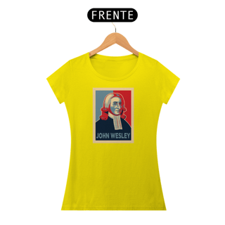 Nome do produto CAMISETA John Wesley - Pop Art - (Camiseta Feminina)