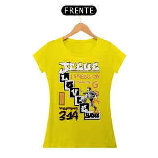 Nome do produto CAMISETA Corro para Jesus (Camiseta Feminina)
