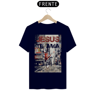 Nome do produto CAMISETA Jesus te Ama - (Camiseta Masculina)