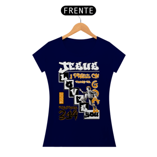 Nome do produto CAMISETA Corro para Jesus (Camiseta Feminina)